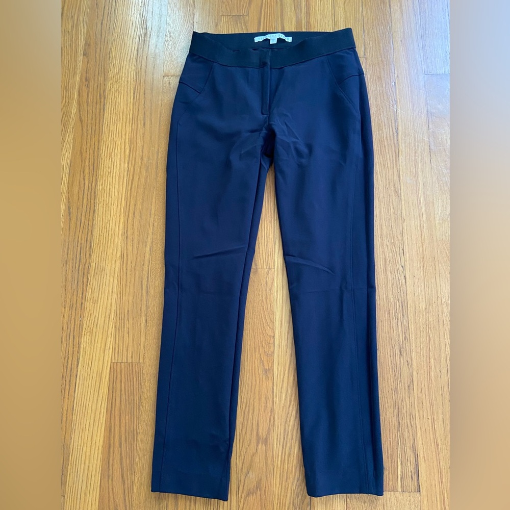 NWOT Veronica Beard Stylish Dark Navy Blue Pants sz 0
